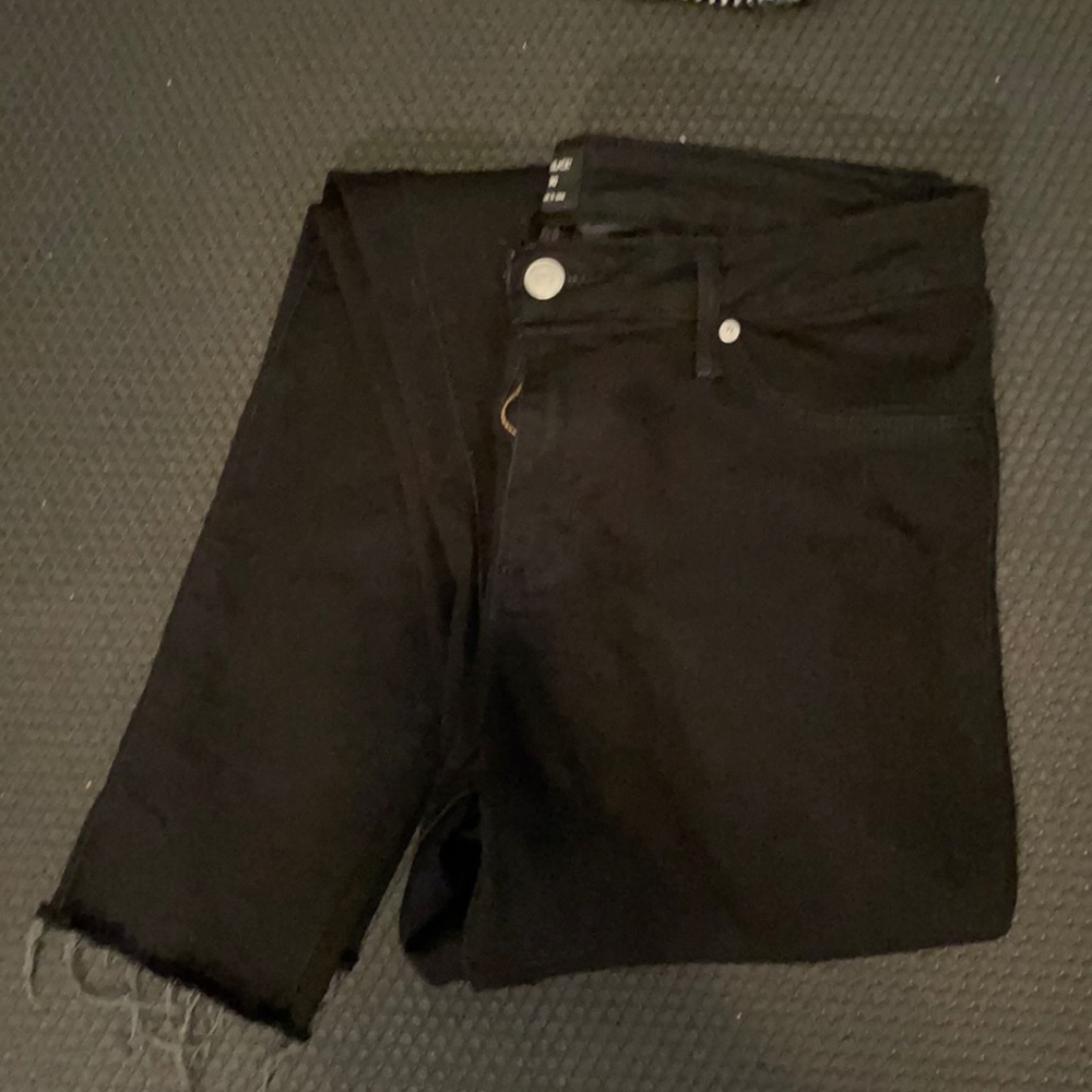 Just Black Skinnies - mid rise